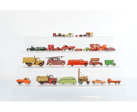 A collection of vintage diecast models, including Dinky, Lesney, Corgi, etc. (25)