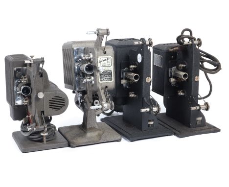 A Group of Kodascope Cine Projectors, a Kodascope 16mm model C, a Kodascope DE LUXE 8, in wooden case, a Kodascope Eight mode