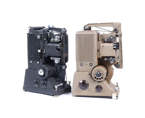 Eight Vintage British 16mm Projectors, comprising a Spectro 14C/3333, marked with military broad arrow, a Specto Type A, a Sp