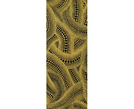 Yayoi Kusama (1929-), Yellow Tree, silkscreen on cotton, from an unnumbered edition90 x 34.5cmOpen edition, not numbered or s