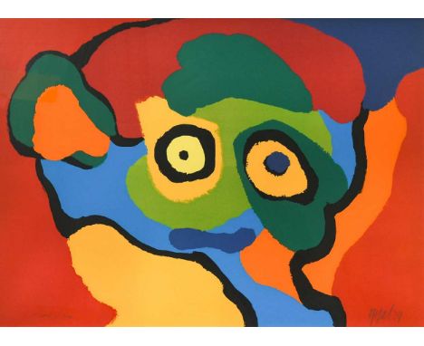 § Karel Appel (1921-2006) Some people together IVsigned and dated 'appel 74' (lower right); numbered 15/110lithograph55 x 75c