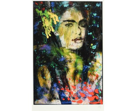 Raphael Mazzucco (1970-) Portrait signed with initials (lower right); numbered 76/95giclée print71 x 47cm