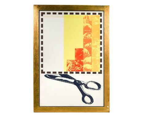 § Joe Tilson RA (1928-) Cut Out and Sendsigned and dated 'Joe Tilson. 1968.' (lower right); numbered 59/70screenprint, on J G