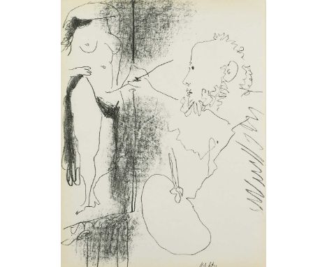 § After Pablo Picasso (1881-1973) The Painter and His Model, 1964lithograph, unnumbered from the Monte-Carlo, Sauret Edition 