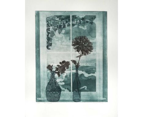 § Richard Bawden RWS, NEAC, RE (1936-2024)  a group of four signed unframed etchings and aquatints, to include: The Flowers, 