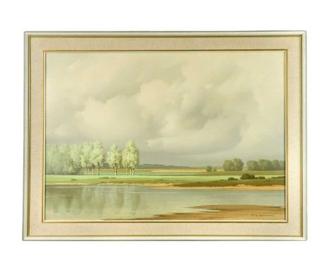 § Pierre de Clausade (1910-1976) Avant l’orage [Before the storm]signed ‘P. de Clausade’ (lower right); titled to stretcheroi
