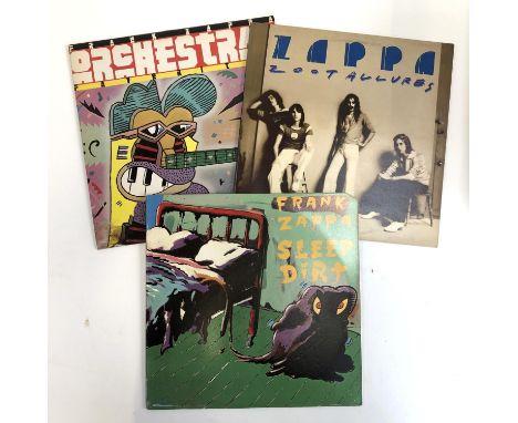 VINYL FRANK ZAPPA: 'Orchestral' K59212 (DSK 2294); 'Zoot Allures' K 56298 (BS 2970), 1976; 'Sleep Dirt', DSK 2292, Discreet, 