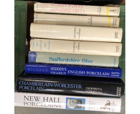 PORCELAIN/CERAMICS: to include, GODDEN, Geoffrey S., 'New Hall Ceramics', Antique CC, 2004 (excellent condition); with seven 