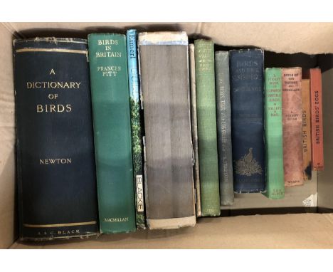BIRDS/ORNITHOLOGY: a group of vintage books to include: NEWTON, A., 'A Dictionary of Birds', A &amp; C Black, 1896. At least 