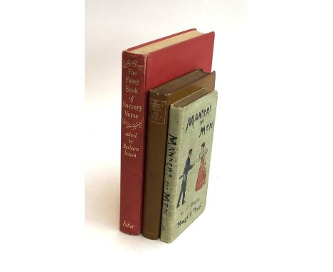 HUMPHRYS, MRS ('Madge'), 'Manners for Men' James Bowden, 1897, 4th ed. Very very common in reproduced form, this is the genui