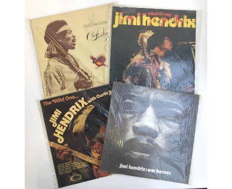 VINYL JIMI HENDRIX: 'Crash Landing', 2310-398, Polydor 1975; 'What'd I Say', MFP 5278; 'War Heroes', Polydor UK 1972 2302-020