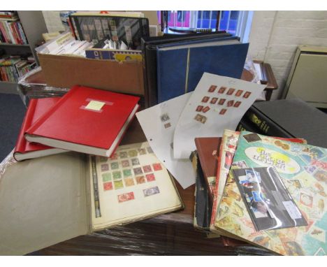 A large quantity of stamps and albums to include Great British Victorian postal history stamps, various loose and miscellaneo