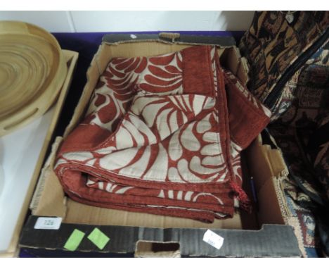 A fabric throw with bohemian print