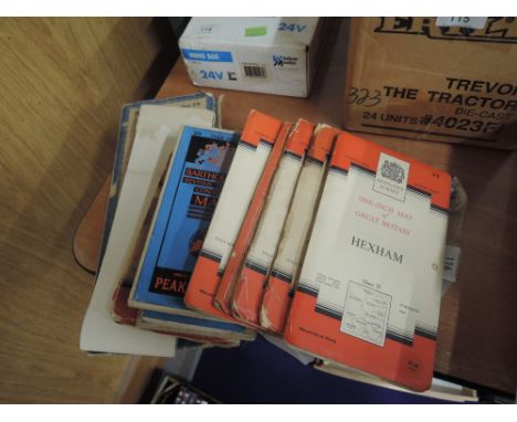 A selection of ordnance survey and similar maps including Lands End