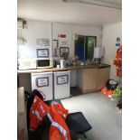 Portacabin jack legged staff welfare units with contents