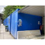 Portacabin jack legged staff welfare units with contents