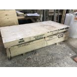 Pallet of 8x4 plywood sheets