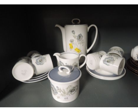 A part tea service by Susie Cooper in the Glen Mist design
