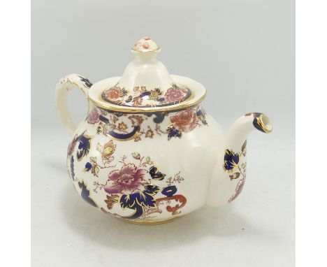 Masons Blue Mandalay patterned  Teapot, height 15cm 