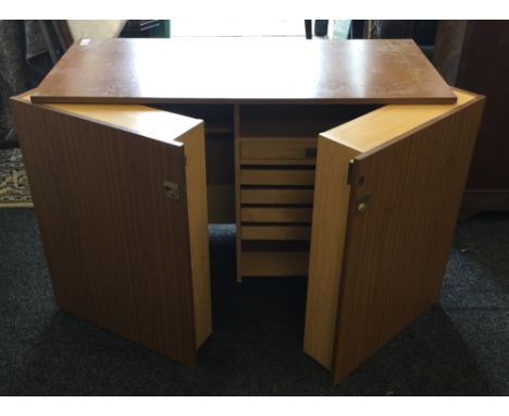 A vintage compactum desk