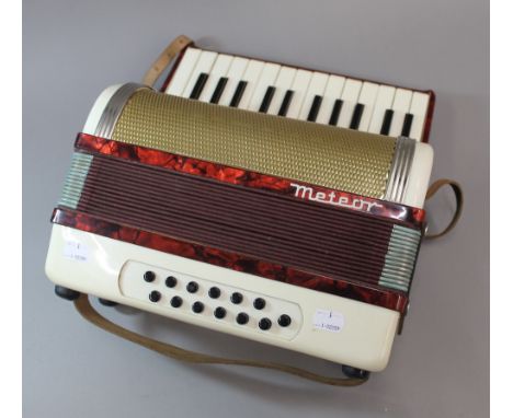 A vintage Meteor Piano Accordion