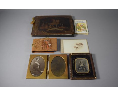 An Early 20th Century Leather Bound Album Containing Photographs and Postcards to Include The Areas of Berriew Together with 