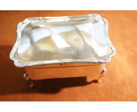 Birmingham silver trinket box Weight 111g