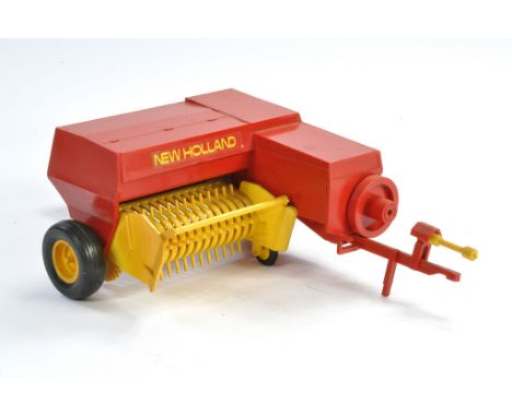 Bourbon (France) large-scale approx 1/16 plastic New Holland Baler. Fragile model is complete with no obvious sign of fault h