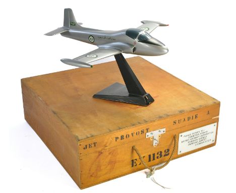 Phelps for British Aircraft Corperation 1/24 hand built model of the Jet Provost. Scale model built for demonstration purpose