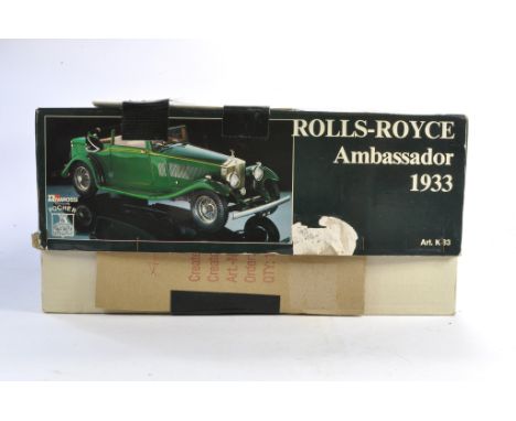 Pocher 1/8 scale model kit of the Rolls Royce Ambassador. Whilst there does look to have been pre assembly preparation (some 