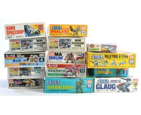 An interesting assortment of plastic model kits including several Space and Robot themes issues from IMAI, Bandai etc plus Ai