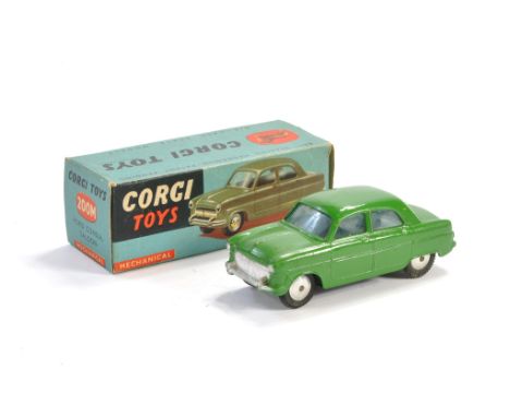 Corgi No. 200M Ford Consul Saloon. Green with working motor. Generally excellent, very little sign of wear in excellent origi