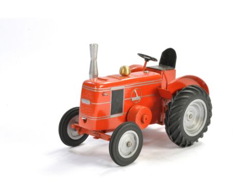 Unusual (approx 1/20) Wooden and Metal Model of a Series II Field Marshall Tractor. Built and finished to a high standard. Su