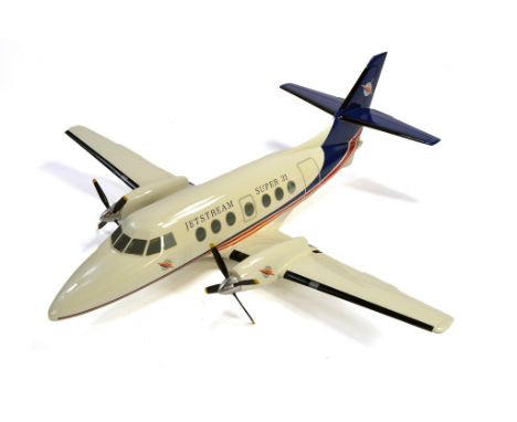 Space Models LTD for BAE Systems 1/24 Scale Model of the British Aerospace Jet Stream 31 twin prop Aircraft. The model is exc