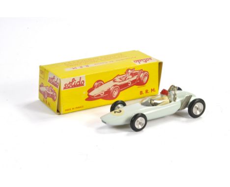 Solido No. 131 BRM Racing Car. Very Pale grey. Generally excellent in very good to excellent original box. 