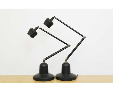 A pair of Alex Light reading lights, modern, with adjustable shafts,81cm high (2)Condition ReportNo obvious flaws. Minor surf