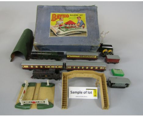 A Hornby 00 gauge Duchess of Montrose engine and tender, British Rail 062 engine, together with sundry rolling stock, track C