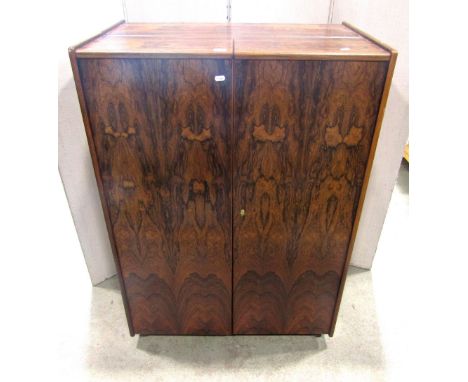 Mummenthaler &amp; Meier 'Magic Box' desk, c.1950, the twin doors enclosing a full fitted interior with reading light, drawer