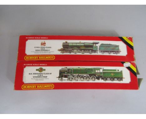 A Hornby 00 gauge R.078 GWR 4-6-0 King Class steam engine and tender - King Edward I, boxed, together with a Hornby 00 gauge 