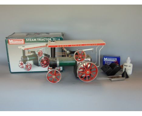 A Mamod Steam Tractor TE1A, boxed 