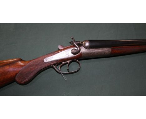 .410 Belgian single barrel hammer shotgun with 30" barrel, overall length 45", length of pull 13.5", serial number: 5578 (sho