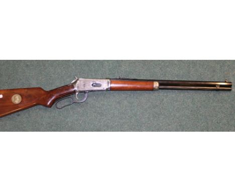 'The 26 President' .30/30 calibre Winchester model 94 under lever action rifle with octagonal barrel, serial no. TR35895 (Sec