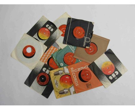 Twelve Bob Dylan 7" singles (12-generally G+/VG)