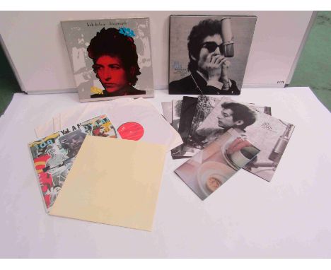 BOB DYLAN: The Bootleg Series Volumes 1-3 (Rare And Unreleased) 1961-1991' 5xLP boxset and 'Biograph' 5xLP boxset (2-media VG