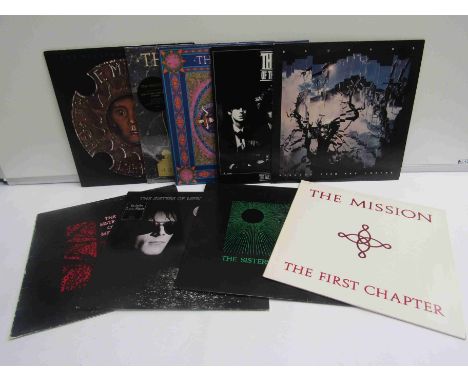 A collection of assorted Goth Rock LP's to include THE SISTERS OF MERCY: 'Floodland', 'First And Last Always' and 'Temple Of 