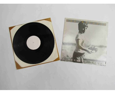 THE BELOVED: 'A Hundred Words' 12" single HARP 2T and 'This Means War' 12" single (white label) HARP 3T (2-media and sleeve V