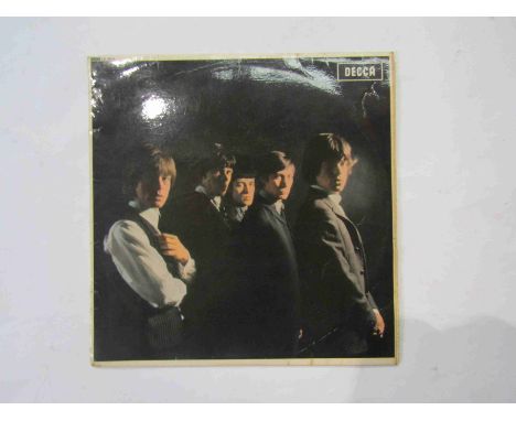 THE ROLLING STONES: 'The Rolling Stones' LP, LK 4605, unboxed red and silver Decca ear label, "Mona" listed as track A4 (medi