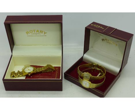 Three lady's Rotary wristwatches