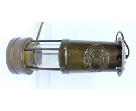 An E. Thomas &amp; Williams Ltd. miner's safety lamp converted to electricity