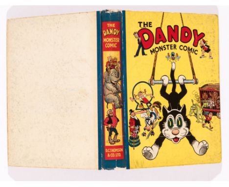 Dandy Monster Comic 2 (1940). Korky on the trapeze. Bright boards and tight spine with light/medium hinge wear. No dedication